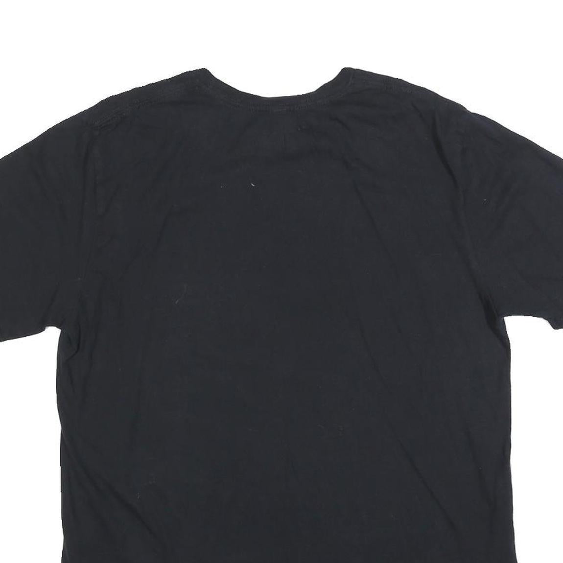 NFL Mens Black Cincinnati Football Graphic T-Shirt L Short Sleeve Crew Neck