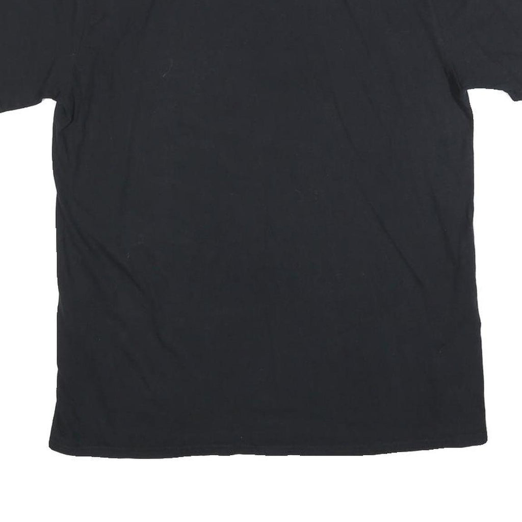 NFL Mens Black Cincinnati Football Graphic T-Shirt L Short Sleeve Crew Neck