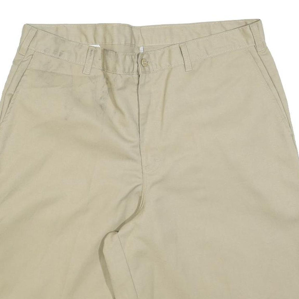 DICKIES Mens Shorts Beige Cotton Blend Casual XL W38 Workwear Relaxed Fit