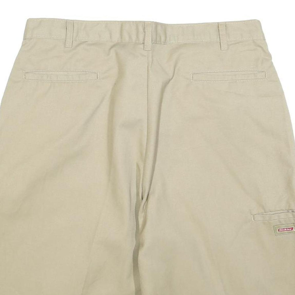 DICKIES Mens Shorts Beige Cotton Blend Casual XL W38 Workwear Relaxed Fit
