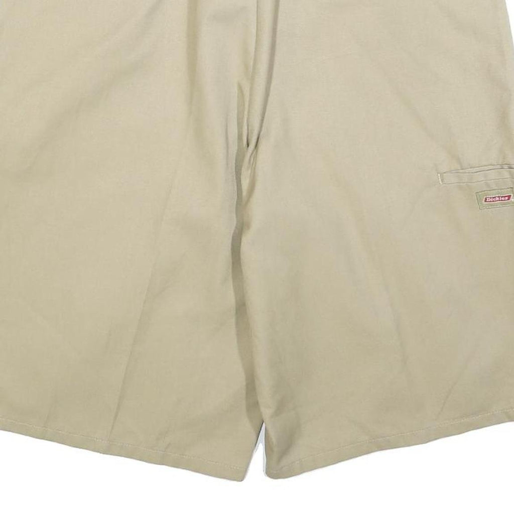 DICKIES Mens Shorts Beige Cotton Blend Casual XL W38 Workwear Relaxed Fit