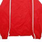 ASICS Womens Red & White Cheerleader Jacket M Polyester Zip Casual Sportswear