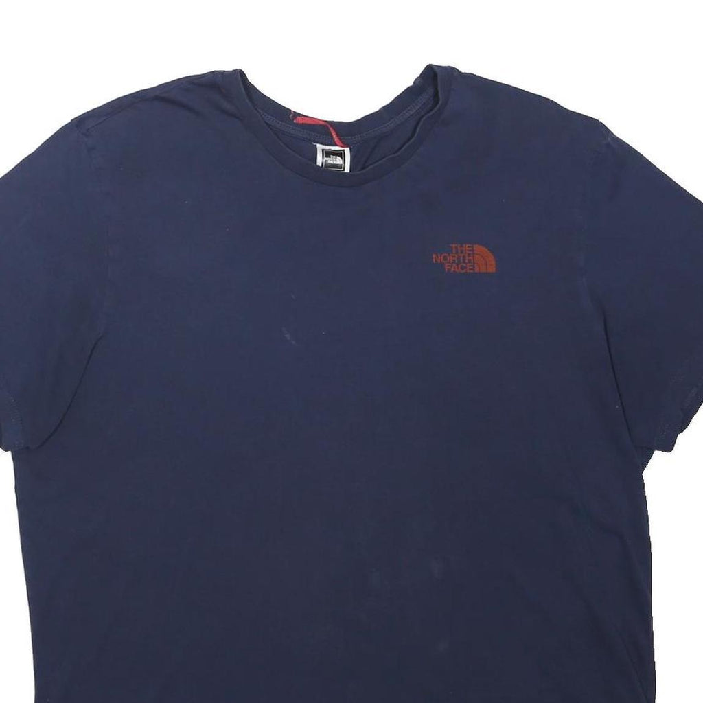 THE NORTH FACE Mens Blue Graphic T-Shirt XL Short Sleeve Crew Neck Casual