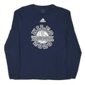 ADIDAS Mens Navy Blue Niles Volleyball 2020 Long Sleeve Crew Neck T-Shirt L