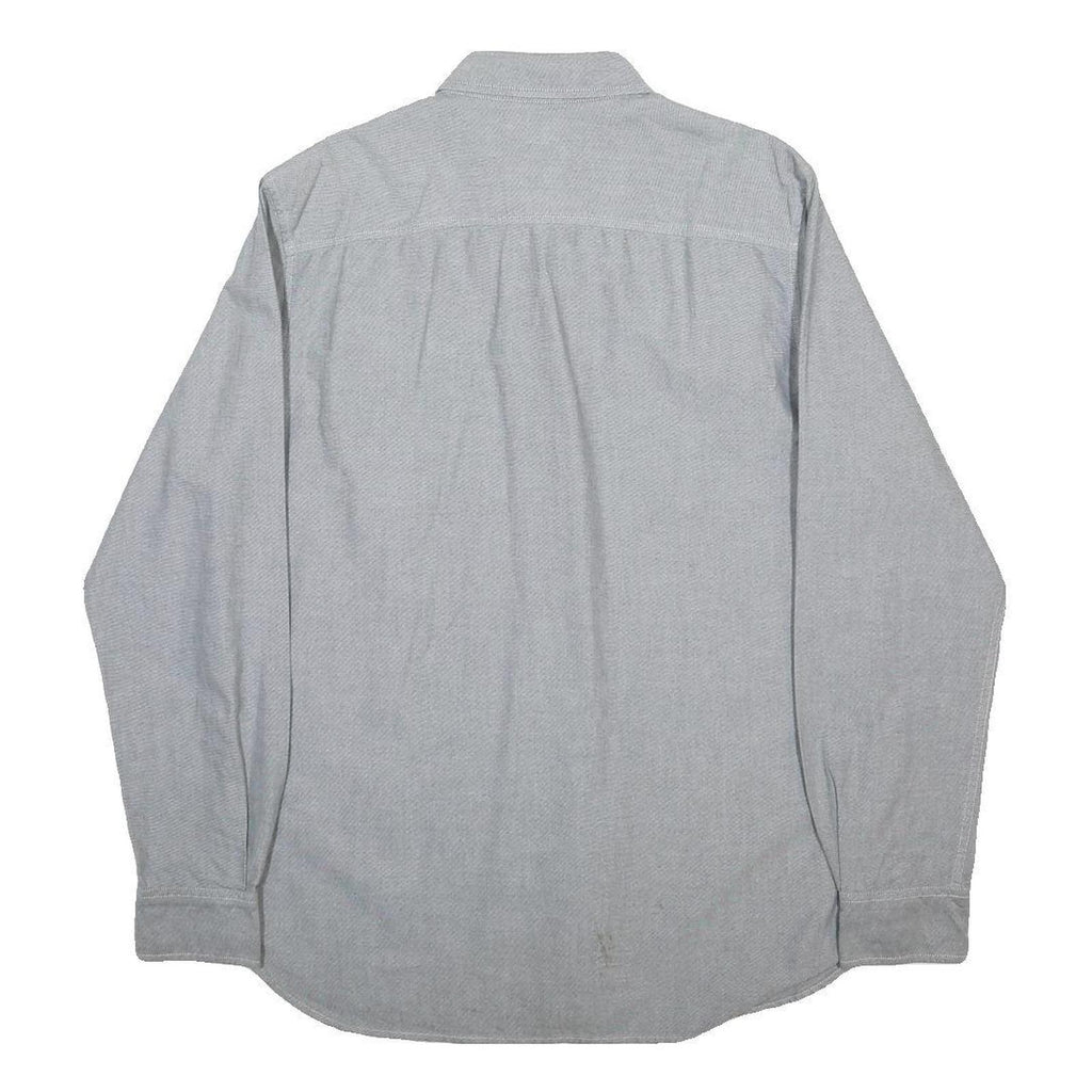 TIMBERLAND Mens Blue Shirt M Button-Down Collar Cotton Casual Buttoned Top
