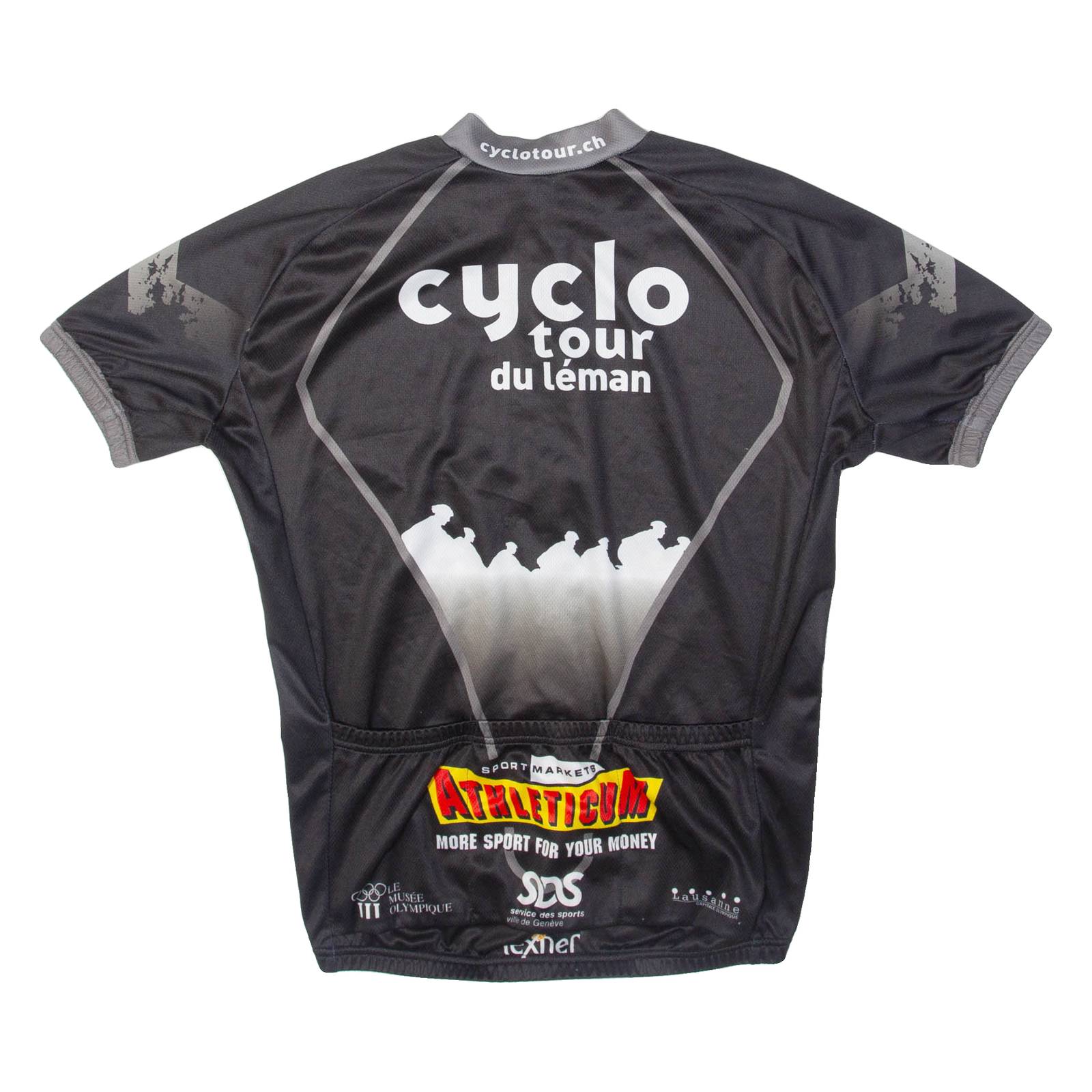CYCLO TOUR Full Zip Cycling Mens Jersey Black M