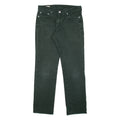 LEVI'S 511 Big E Womens Trousers Green Slim Straight W29 L29