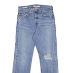 LEVI'S Big E Womens Jeans Blue Regular Straight Denim Medium W26 L25 Classic