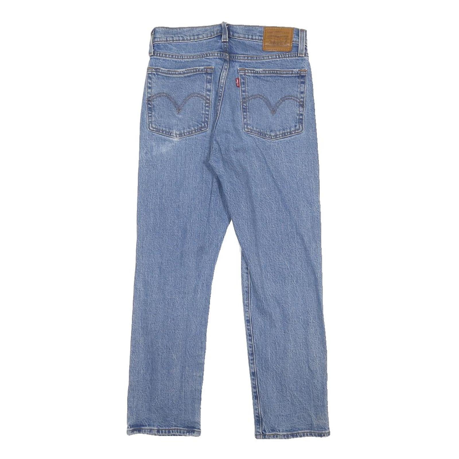 LEVI'S Big E Womens Jeans Blue Regular Straight Denim Medium W26 L25 Classic