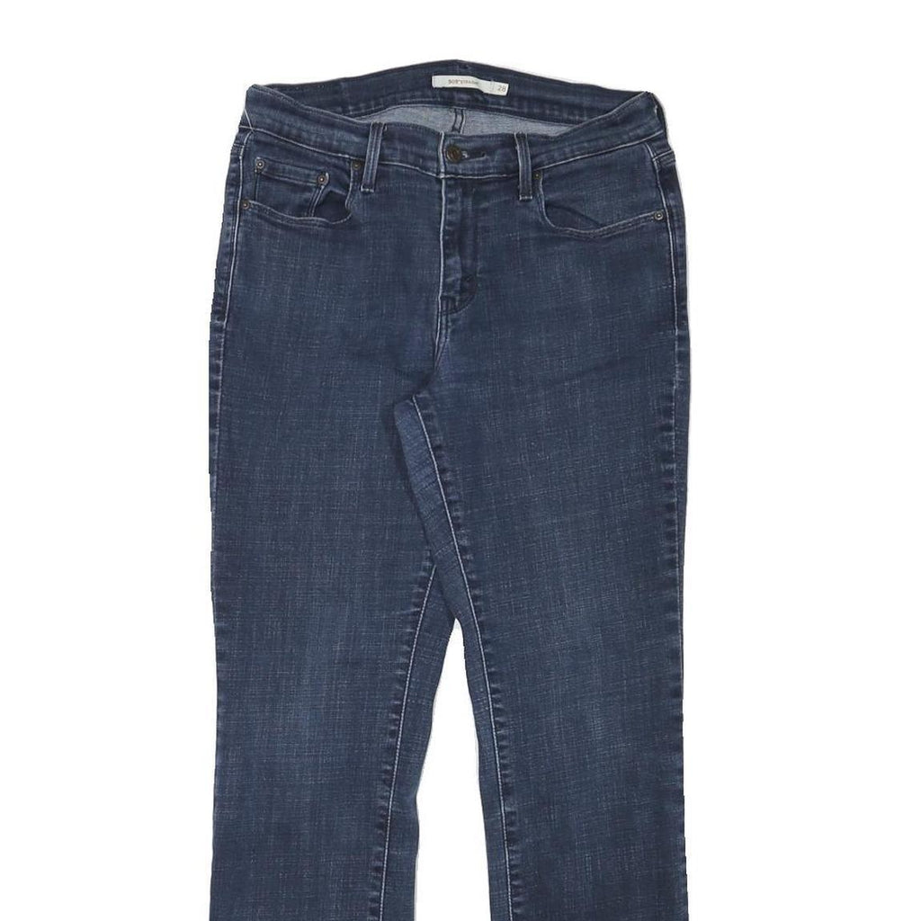 LEVI'S 505 Womens Jeans Blue Regular Straight Denim Medium W28 L29 Classic Fit
