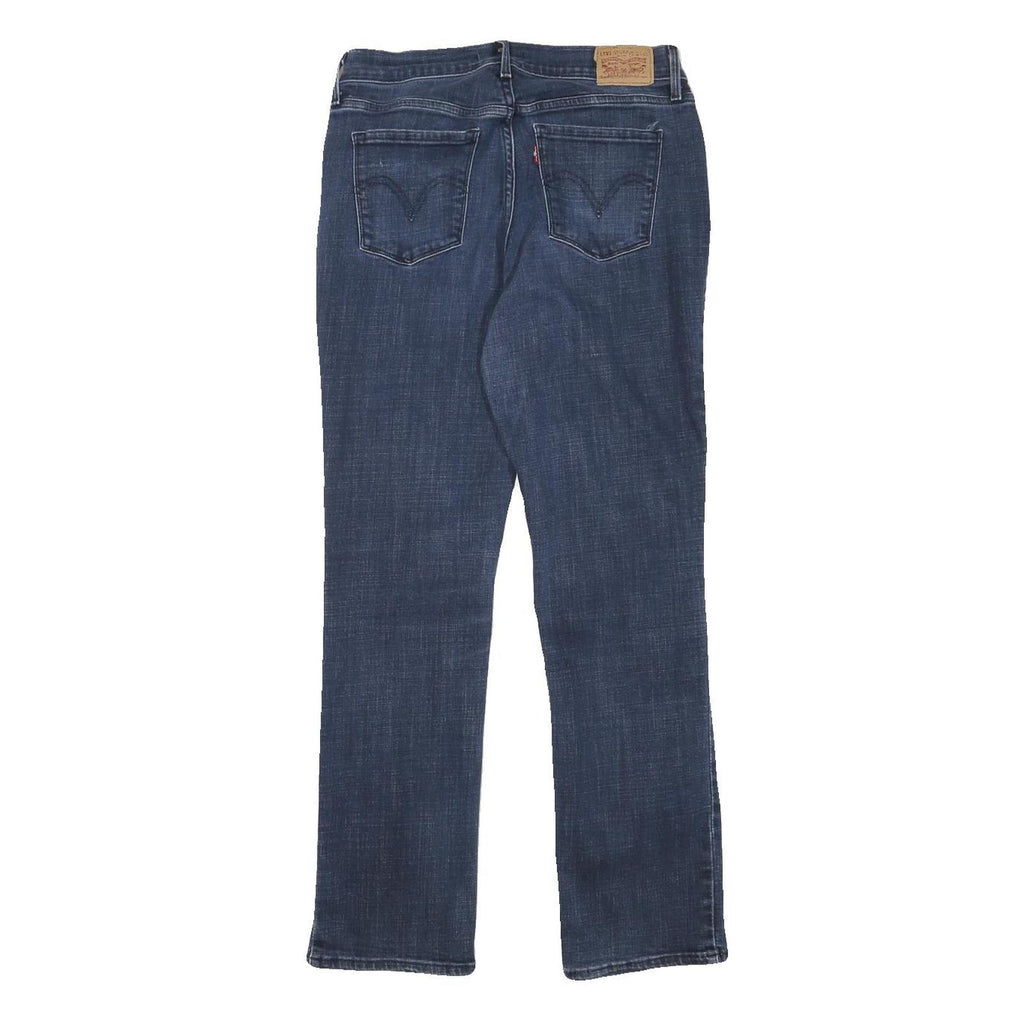 LEVI'S 505 Womens Jeans Blue Regular Straight Denim Medium W28 L29 Classic Fit