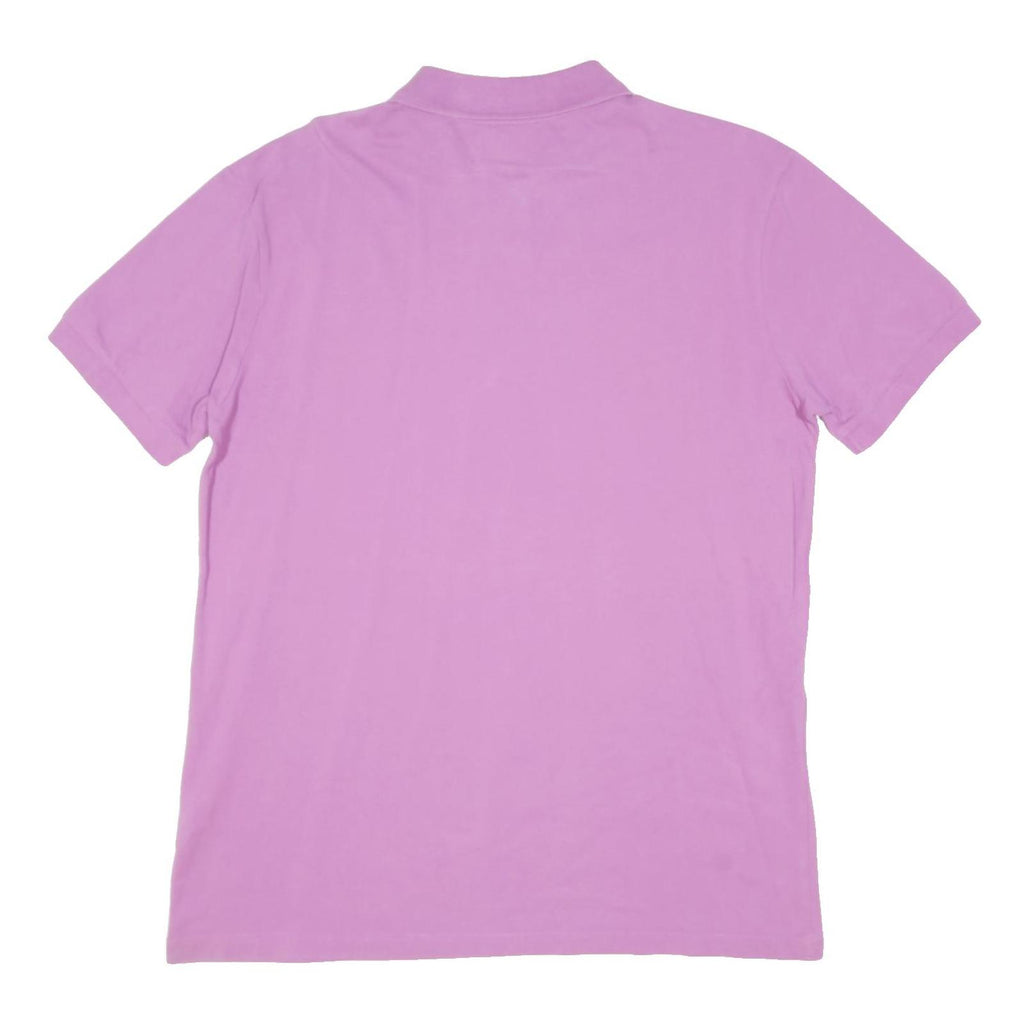 KAPPA Mens Purple Short Sleeve Plain Polo Shirt 2XL Cotton Blend Casual