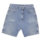 WRANGLER Mens Denim Blue Casual Shorts L W34 Classic Fit Cotton Blend