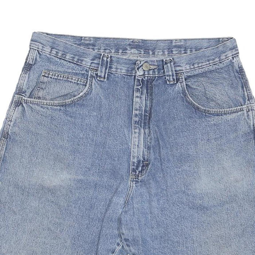 WRANGLER Mens Denim Blue Casual Shorts L W34 Classic Fit Cotton Blend