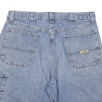 WRANGLER Mens Denim Blue Casual Shorts L W34 Classic Fit Cotton Blend