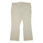 DICKIES Womens Cotton Blend Beige Regular Leg Regular Fit Trousers W41 L29 Zip