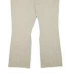 DICKIES Womens Cotton Blend Beige Regular Leg Regular Fit Trousers W41 L29 Zip