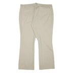 DICKIES Womens Cotton Blend Beige Regular Leg Regular Fit Trousers W41 L29 Zip