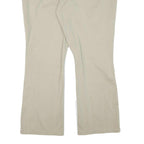 DICKIES Womens Cotton Blend Beige Regular Leg Regular Fit Trousers W41 L29 Zip