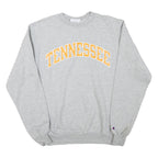 CHAMPION Mens Grey Tennessee Crew Neck S Cotton Blend Pullover Sweatshirt