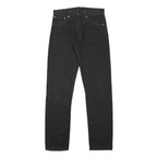 LEVI'S 521 Mens Jeans Black Relaxed Straight Denim Medium W34 L36 Classic Style