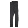 LEVI'S Womens Jeans Black Slim Skinny Denim Medium W25 L30 Zip Cotton Blend