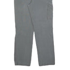 CARHARTT Mens Cotton Blend Grey Relaxed Fit Straight Trousers W36 L32 Workwear