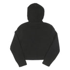 FILA Womens Black Logo Cropped Pullover Hoodie XS