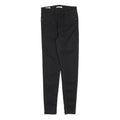 LEVI'S Womens Slim Black Denim Slim Skinny Jeans Cotton Blend W26 L28 Zip