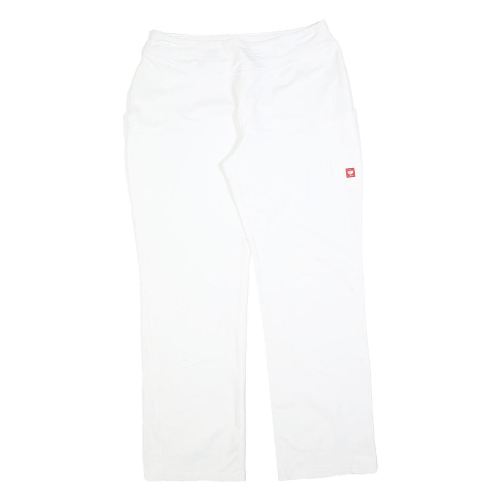 ENGELBERT STRAUSS Womens Joggers White L W34 L32 Relaxed Straight Fit
