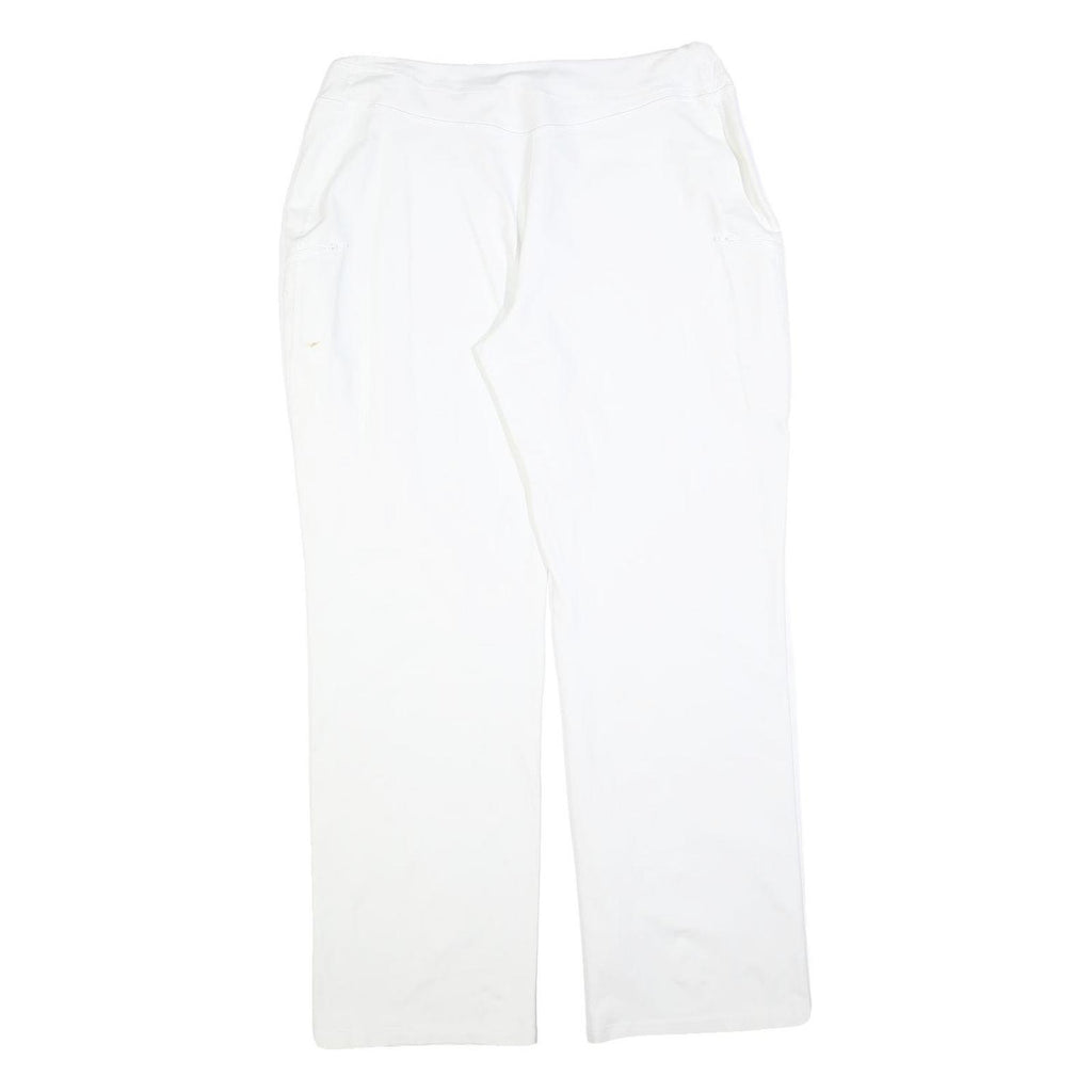 ENGELBERT STRAUSS Womens Joggers White L W34 L32 Relaxed Straight Fit