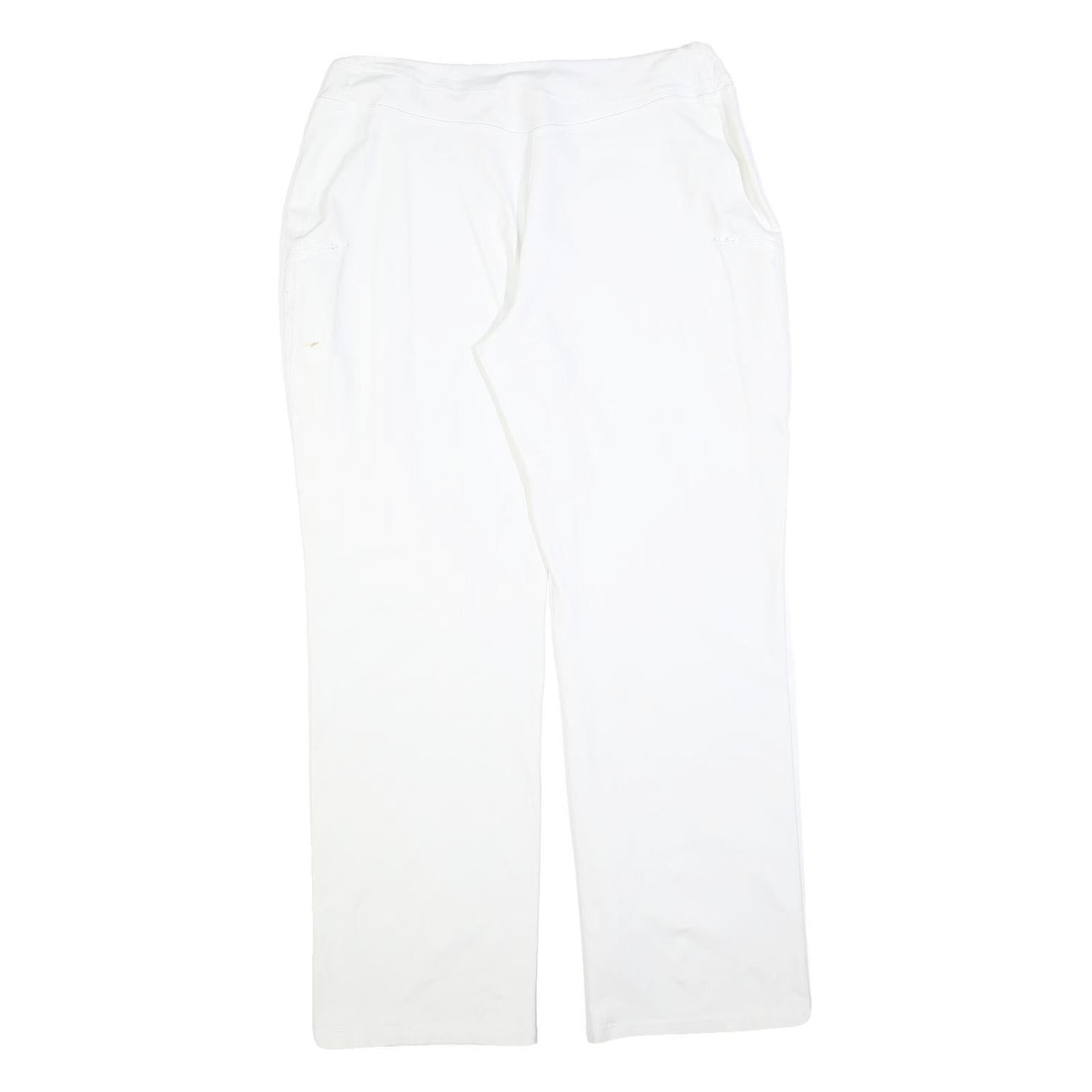 ENGELBERT STRAUSS Womens Joggers White L W34 L32 Relaxed Straight Fit