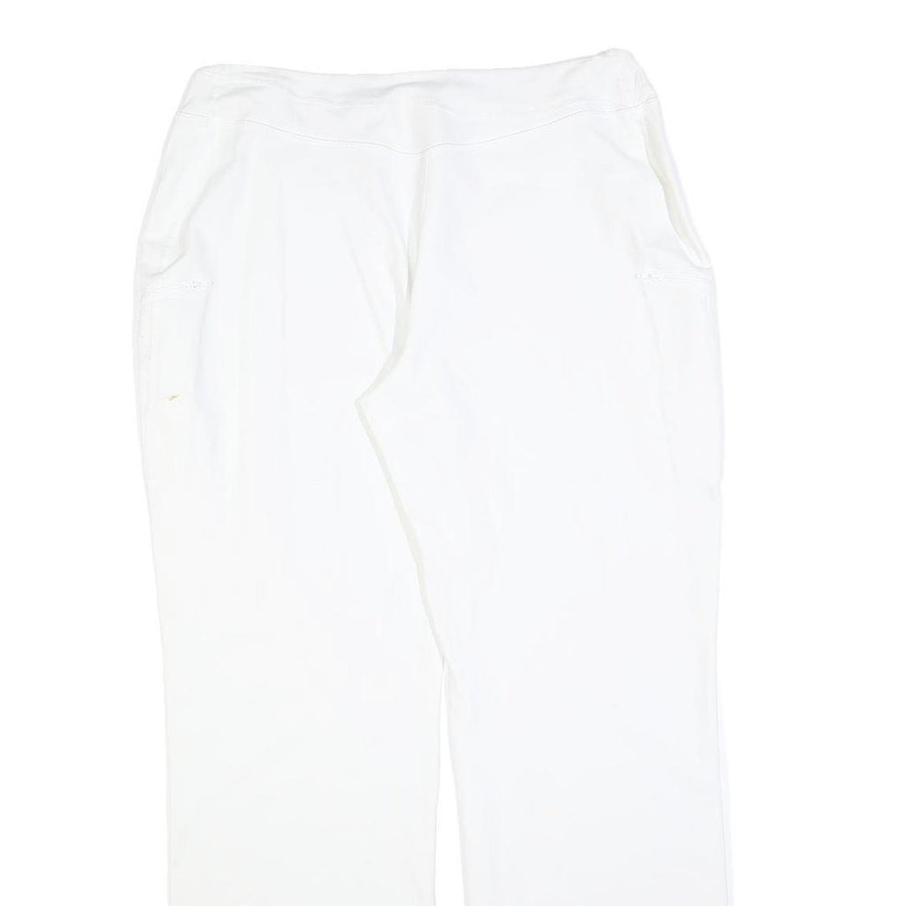 ENGELBERT STRAUSS Womens Joggers White L W34 L32 Relaxed Straight Fit