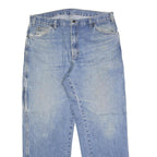 DICKIES Mens Relaxed Light Blue Denim Jeans W36 L32 Casual Workwear Zip Closure