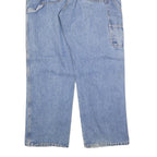 DICKIES Mens Relaxed Light Blue Denim Jeans W36 L32 Casual Workwear Zip Closure