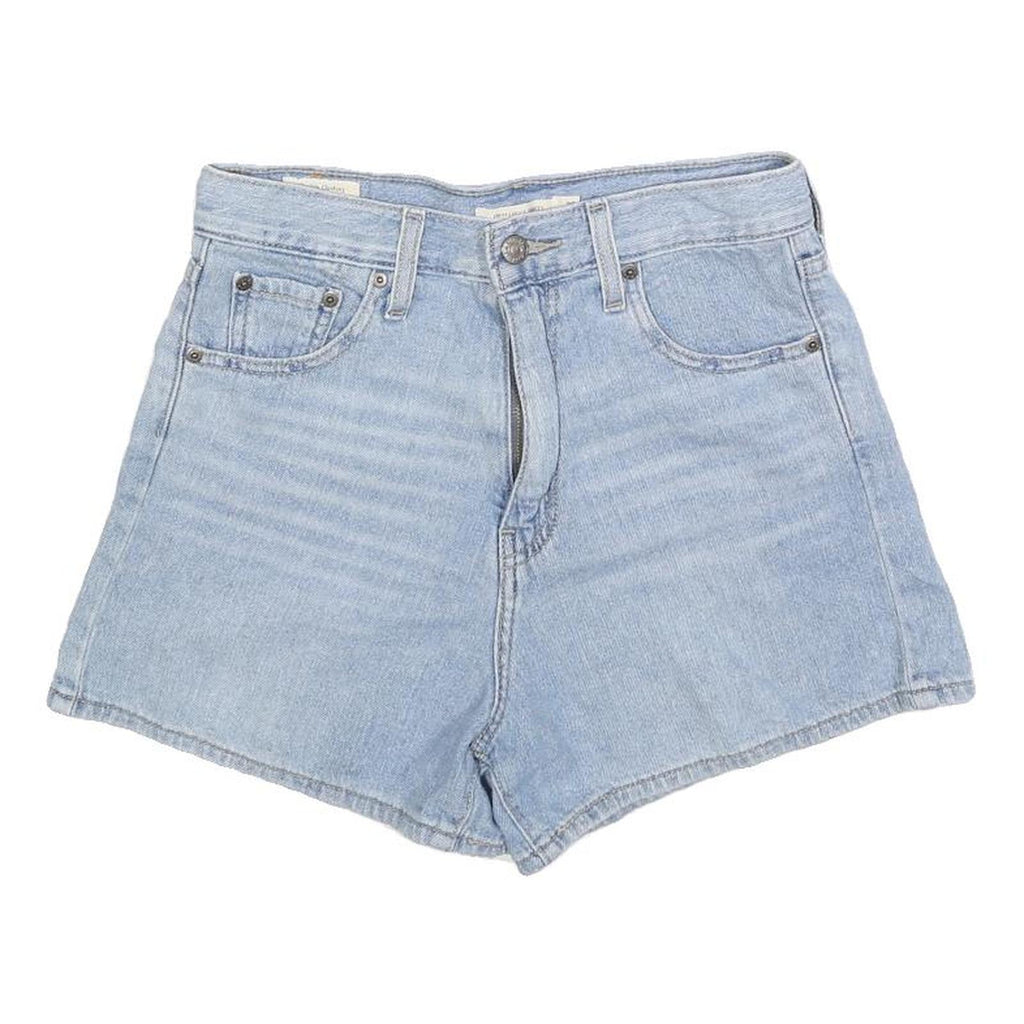 LEVI'S Womens Denim Shorts Blue S W26 Classic Fit Summer Casual