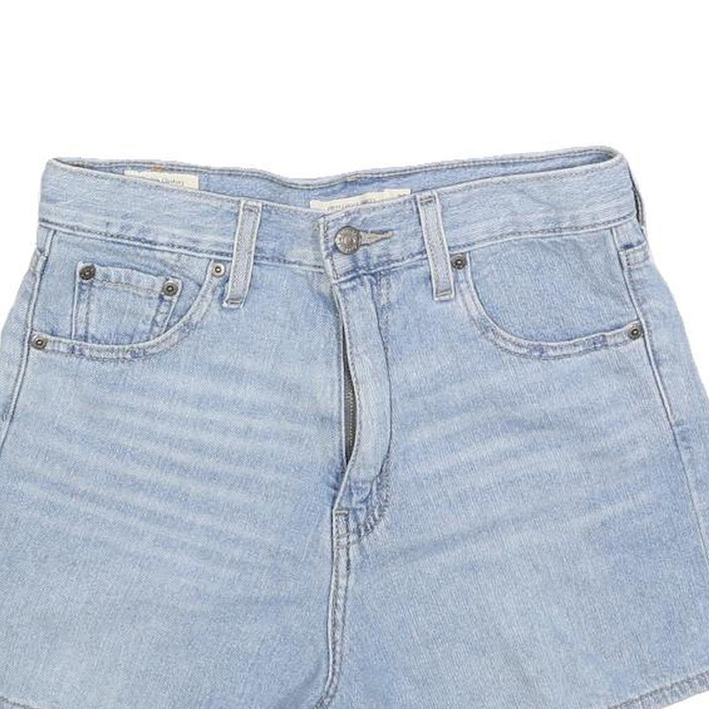 LEVI'S Womens Denim Shorts Blue S W26 Classic Fit Summer Casual