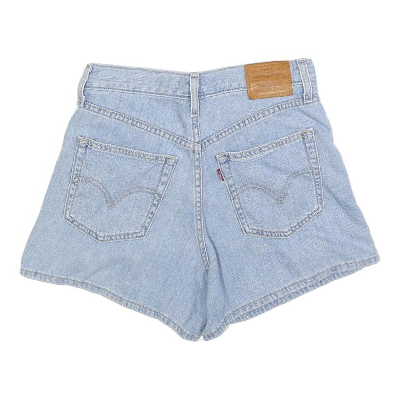 LEVI'S Womens Denim Shorts Blue S W26 Classic Fit Summer Casual