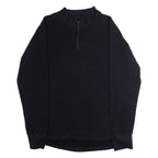 CARHARTT Force Mens Sweatshirt Black 1/4 Zip L