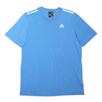 ADIDAS Mens Blue Athletic T-Shirt M Short Sleeve Crew Neck Sports Casual
