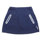 REEBOK Womens Blue Polyester Blend Plain Mini Skort XS Activewear Sports Casual