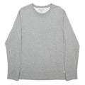 NAUTICA Mens Grey Long Sleeve Crew Neck Cotton Blend T-Shirt L Casual Comfort