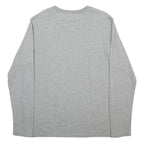 NAUTICA Mens Grey Long Sleeve Crew Neck Cotton Blend T-Shirt L Casual Comfort