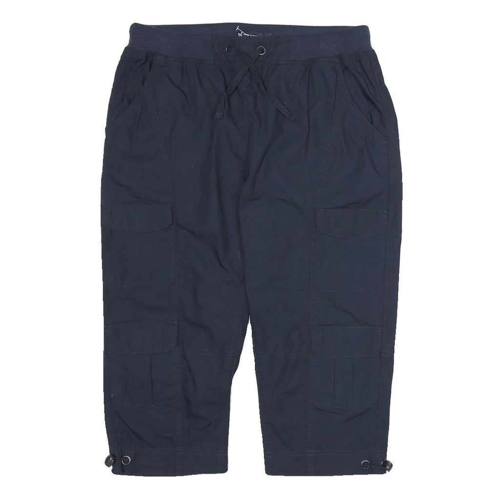 CREW CLOTHING Mens Shorts Navy Blue Cargo M W30 Cotton Blend Casual