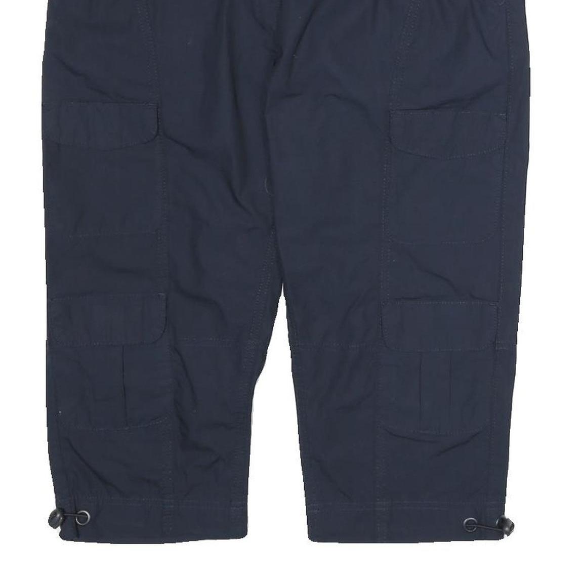 CREW CLOTHING Mens Shorts Navy Blue Cargo M W30 Cotton Blend Casual