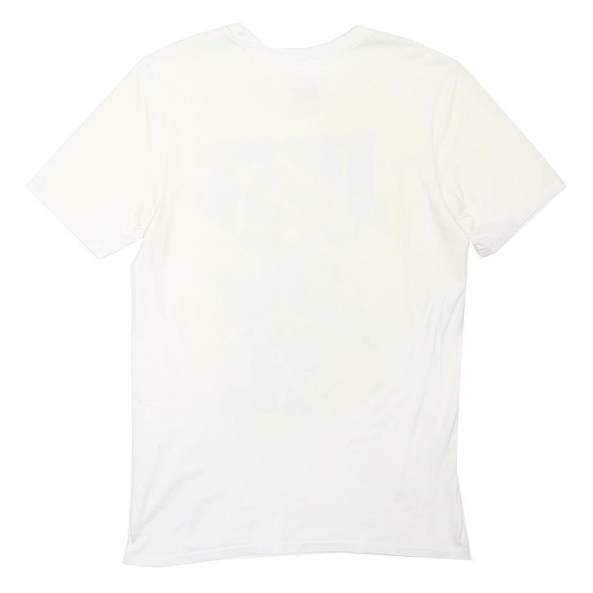 NIKE Mens White Short Sleeve Crew Neck Graphic T-Shirt S Cotton Sport Casual