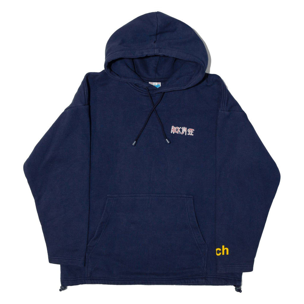 DIRECT EXPORT Rock I'm See Mens Blue Hoodie M