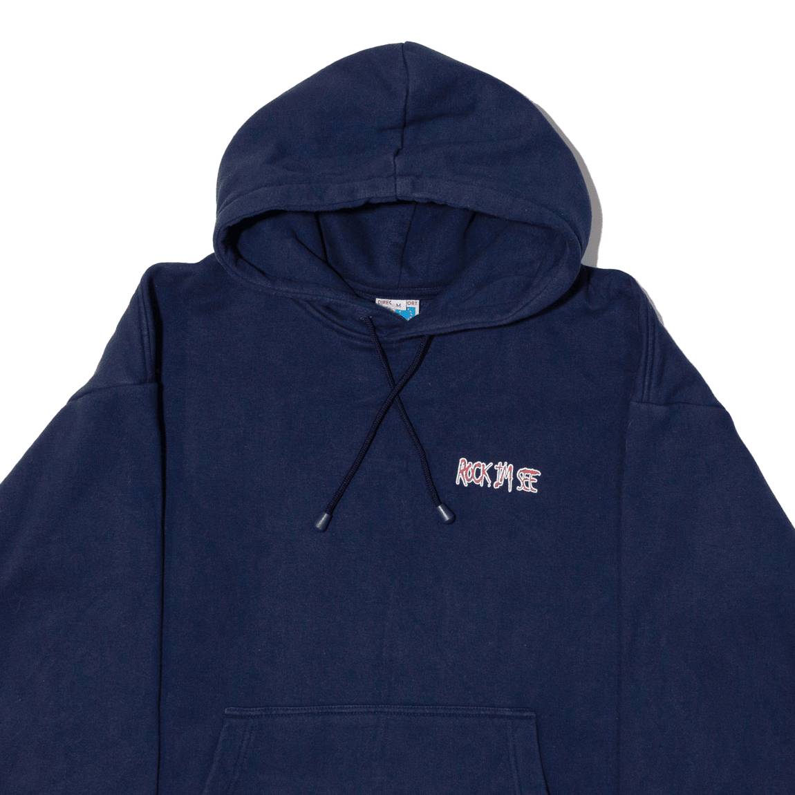 DIRECT EXPORT Rock I'm See Mens Blue Hoodie M