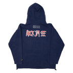 DIRECT EXPORT Rock I'm See Mens Blue Hoodie M