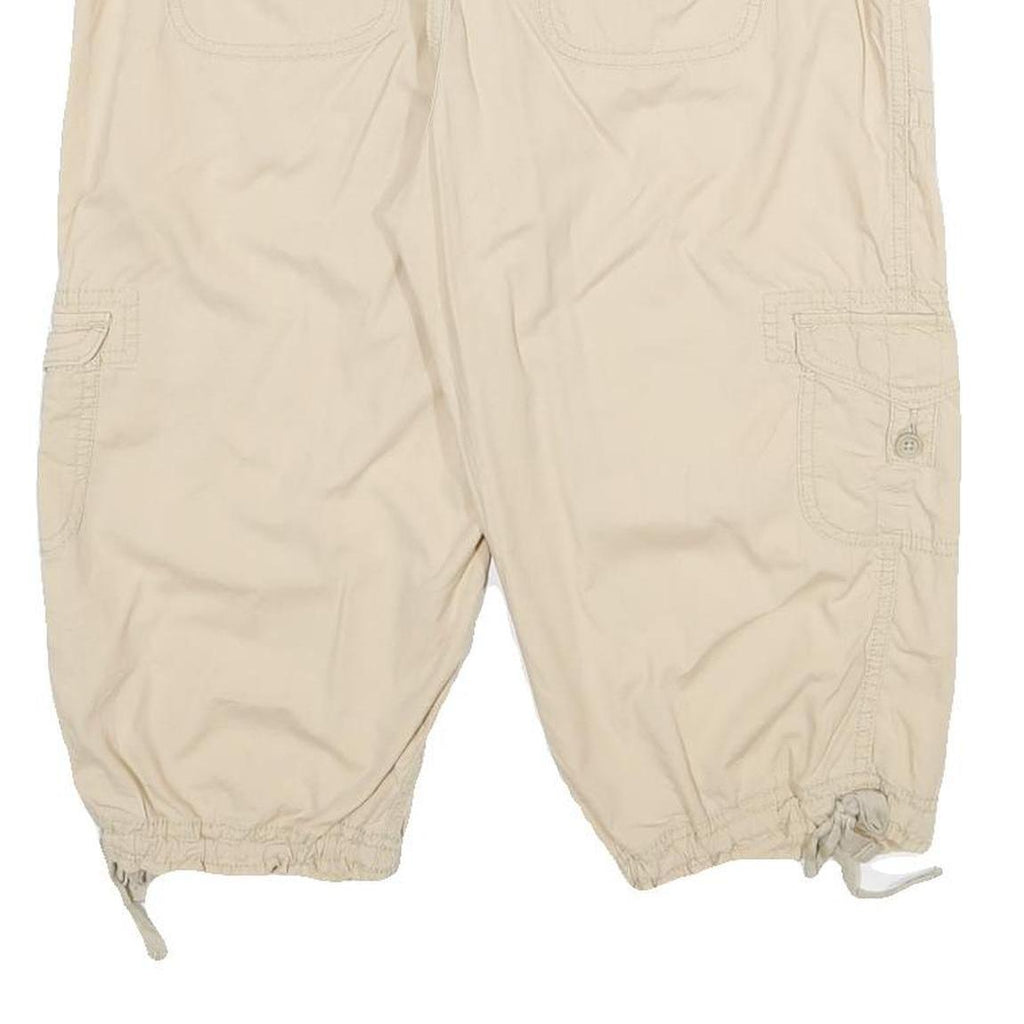 ST JOHN'S BAY Womens Shorts Beige Casual Cargo UK 10 W32 Cotton Blend